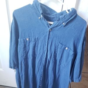 Short Sleeve Hemp Button Up